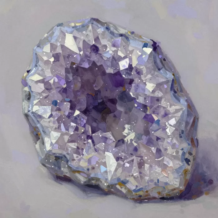 Lavender Geode