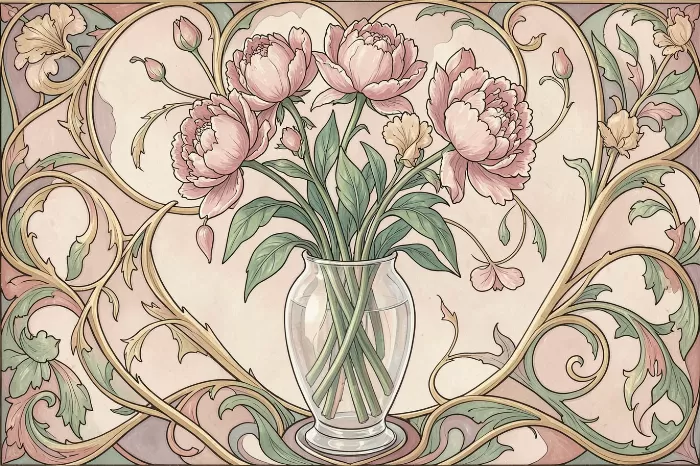Rose Peonies