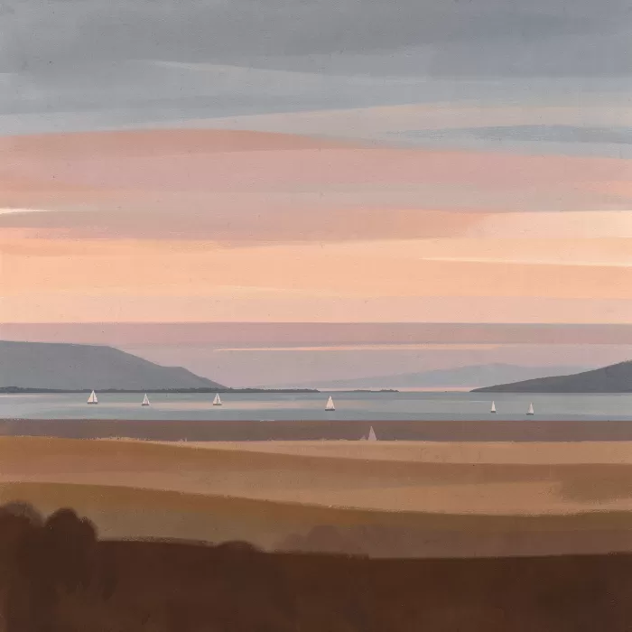 Dusk Sailboats