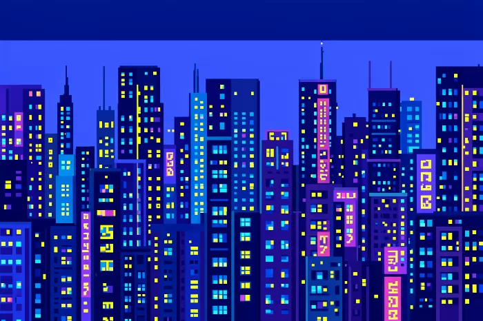 Pixel Skyline