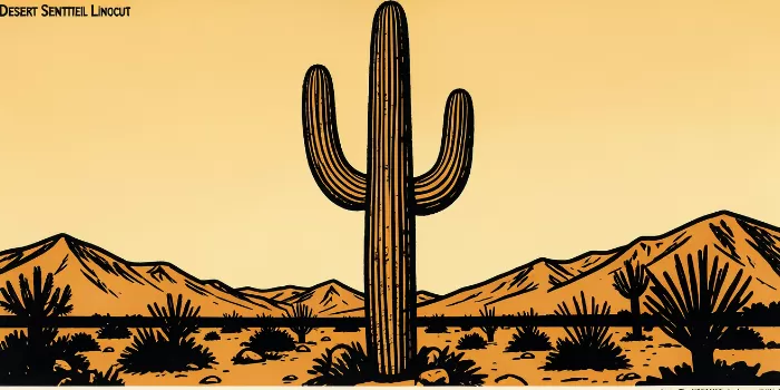 Ochre Saguaro