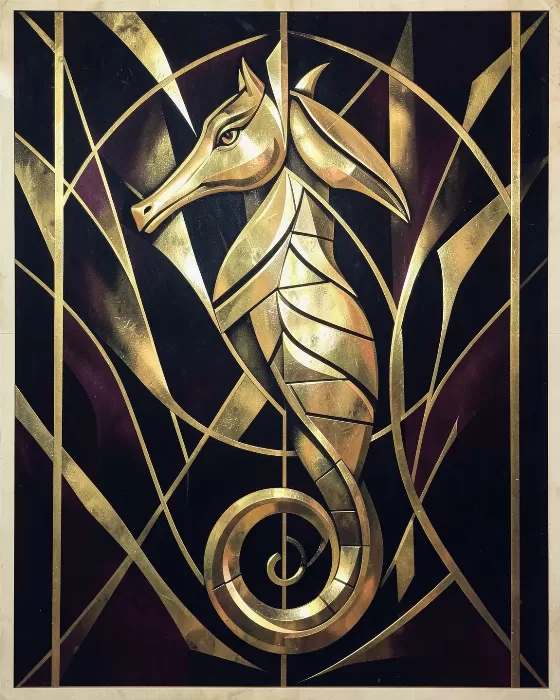 Gilded Seahorse