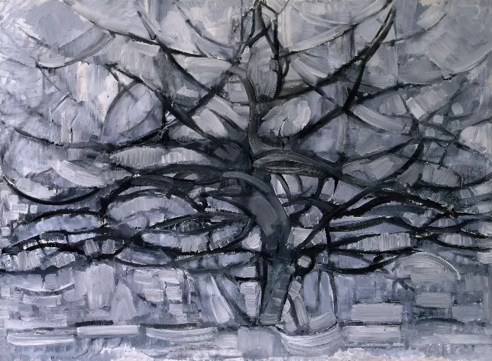 Piet Mondrians Gray Tree
