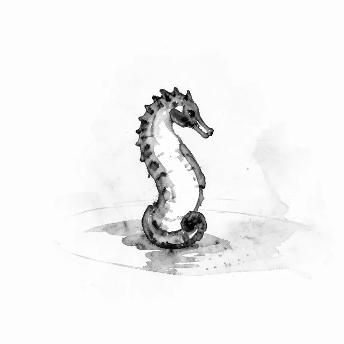 Ink Seahorse
