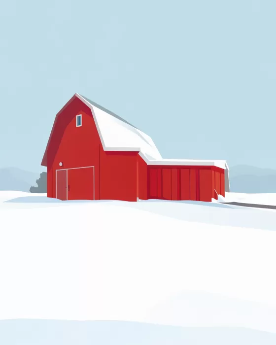Frosty Outbuilding