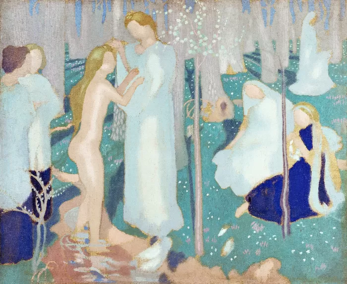 Springtime painting in high resolution by Maurice Denis