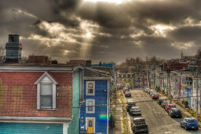 York St - Newfoundland art print