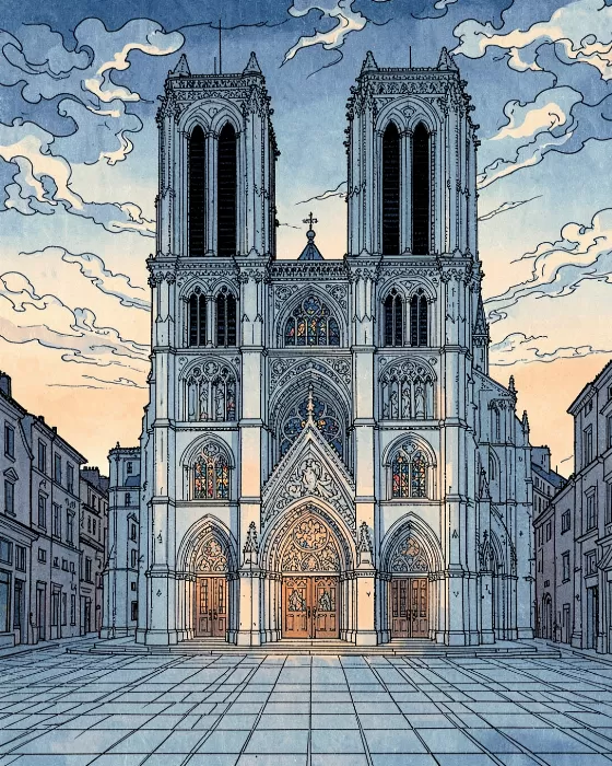 Notre-Dame Evening