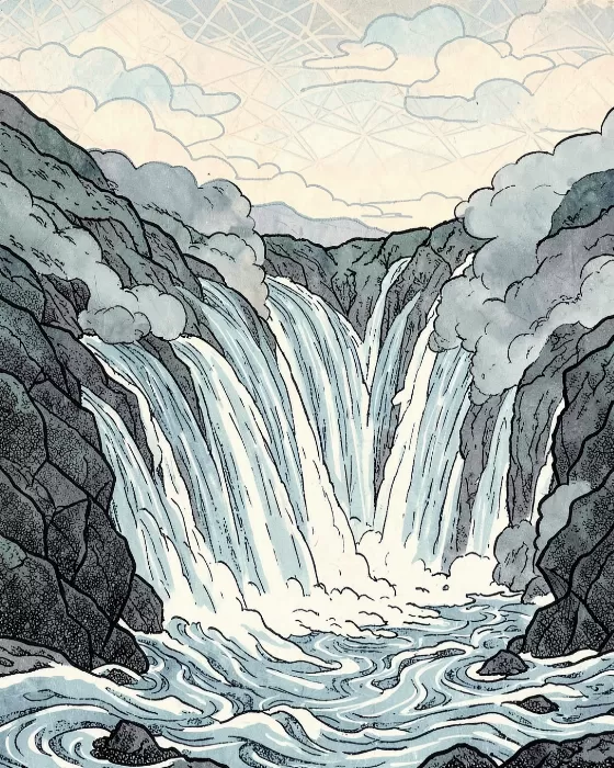 Ukiyo Waterfall