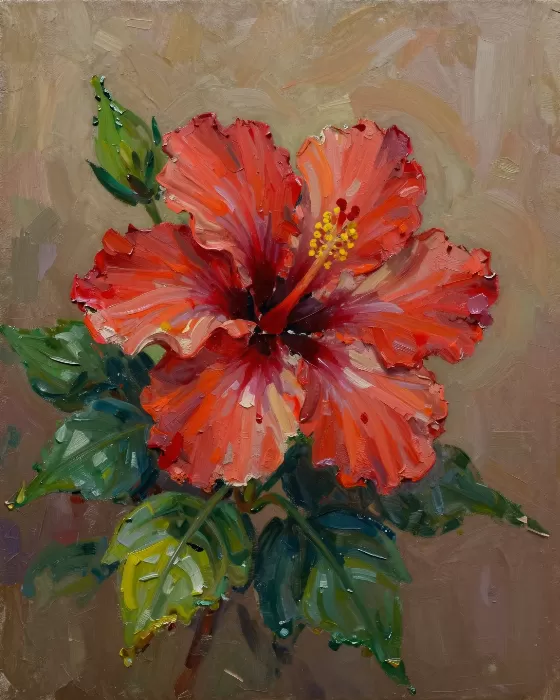 Scarlet Hibiscus