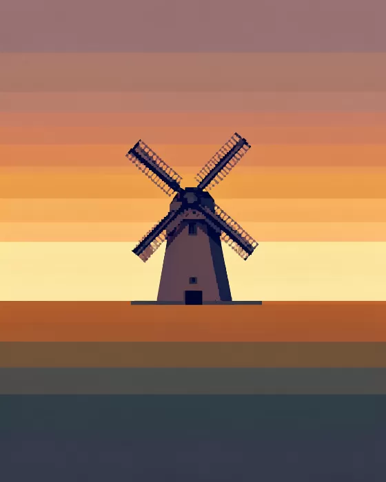 Golden Windmill