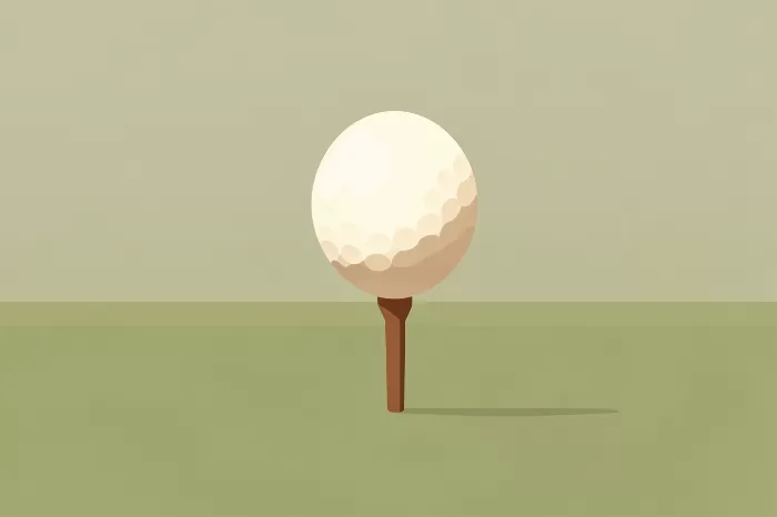 Cream Golfball