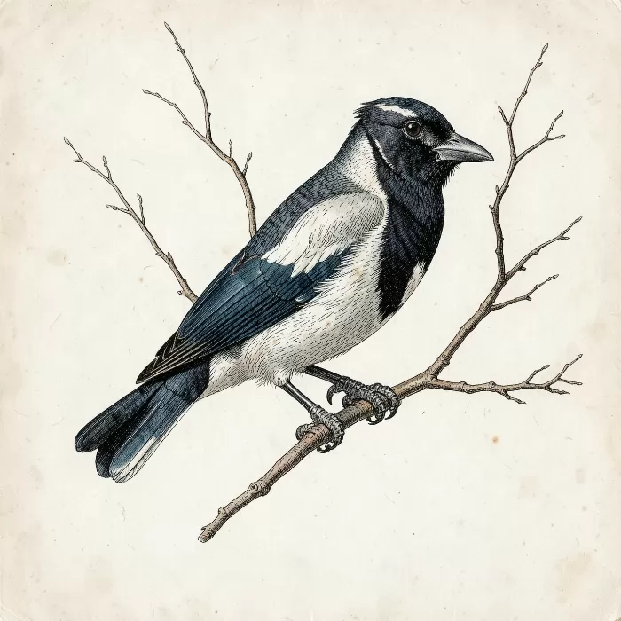 Antique Magpie