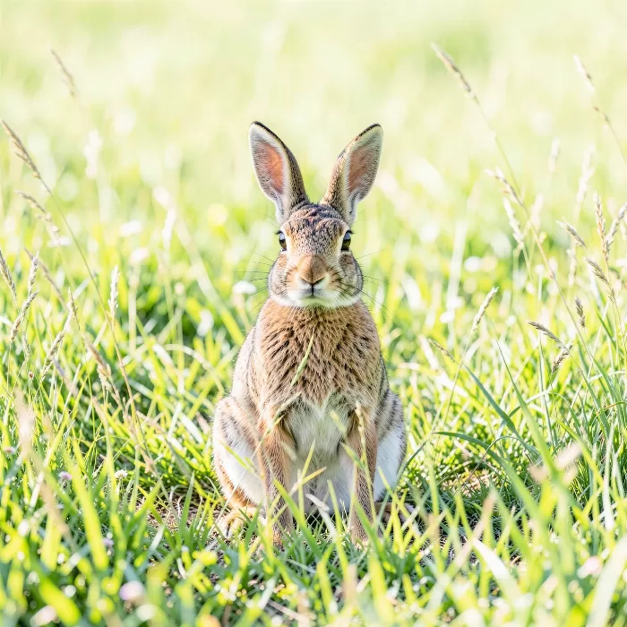 Hare In Grass