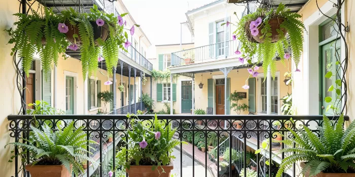 Balcony Ferns
