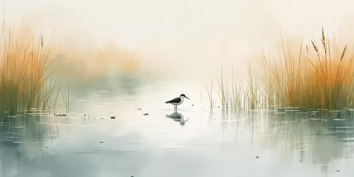 Solitary Wader II