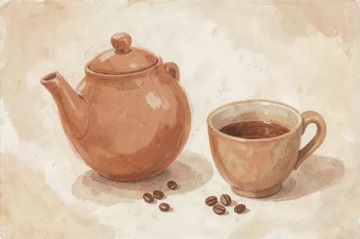 Terracotta Teapot