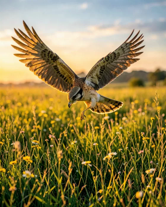 Hovering Kestrel