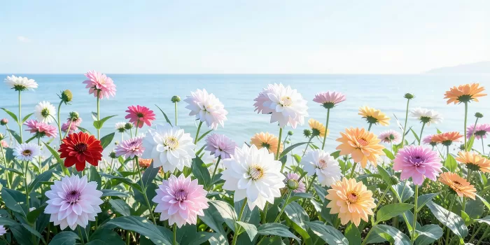 Seaside Zinnias
