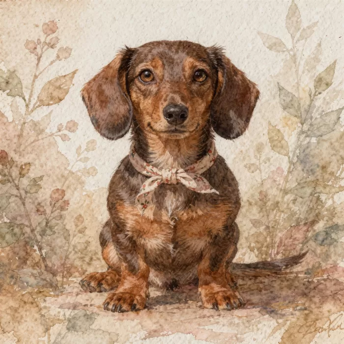 Calm Dachshund