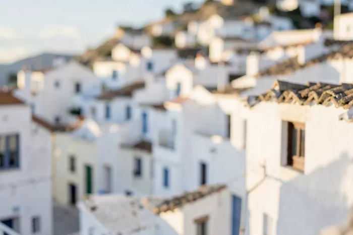 Whitewashed Hillside