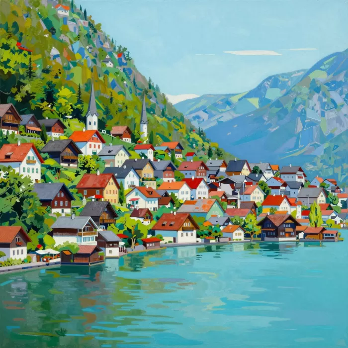 Hallstatt Houses