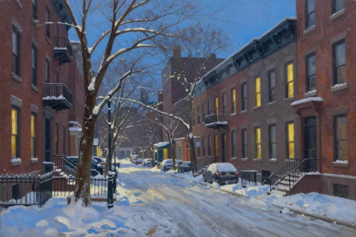Snowy Stoop
