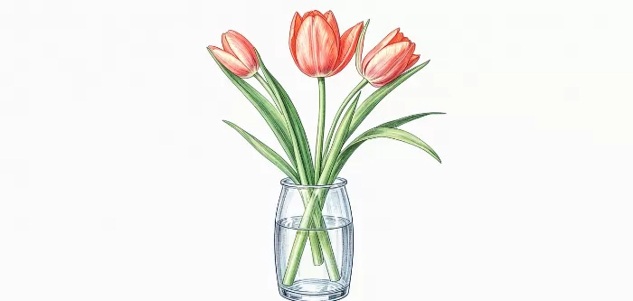 Vase Tulip