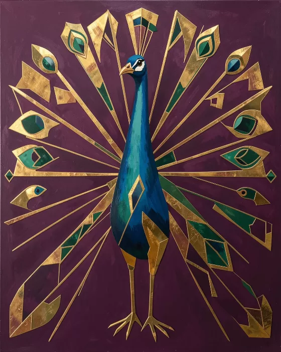 Plum Peacock