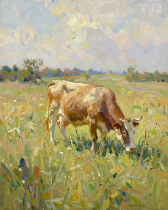 Sunlit Grazer