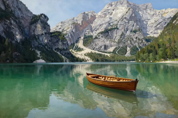 Braies Boat