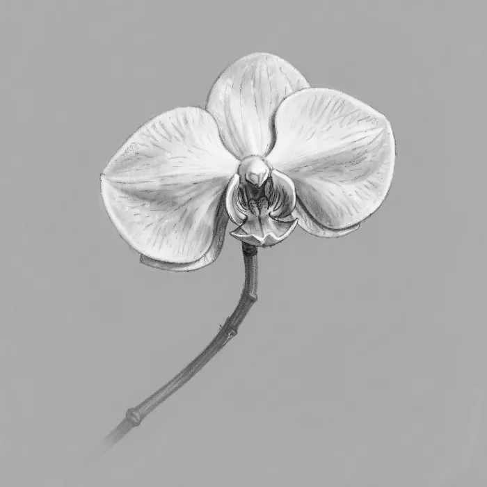 Lone Orchid