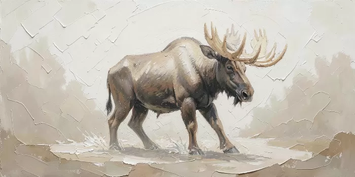 Misted Moose