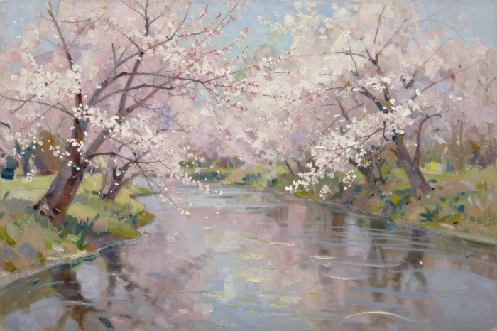 Cherry Riverbank