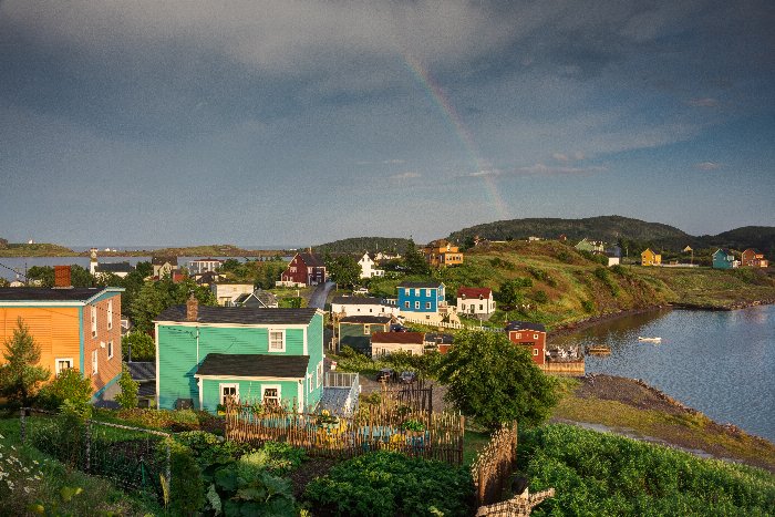 Outport Rainbow - Newfoundland art print