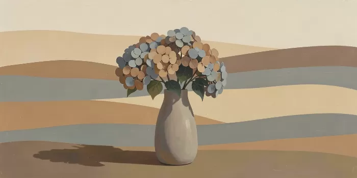 Dried Hydrangeas
