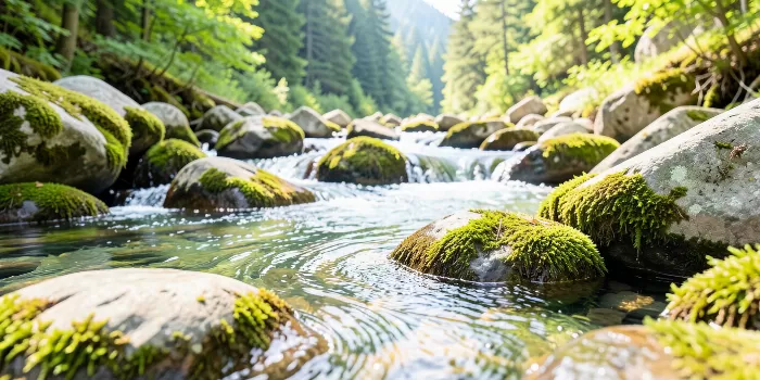 Mossy Boulders