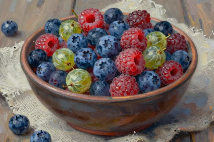 Linen Berries