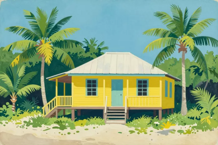 houses canvas prints
