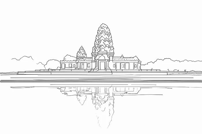 Angkor Silhouette