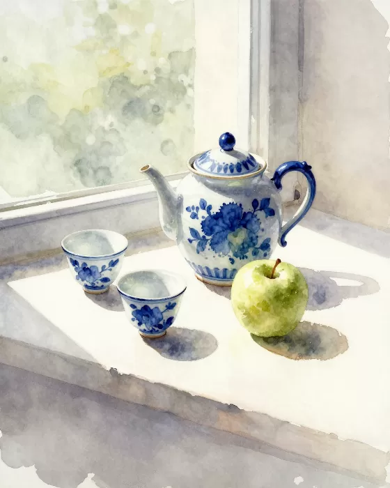 Porcelain Windowsill