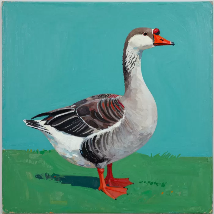 Vermilion Goose