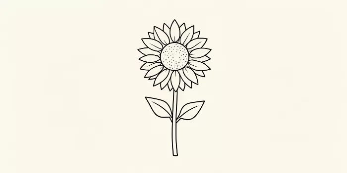 Simple Sunflower
