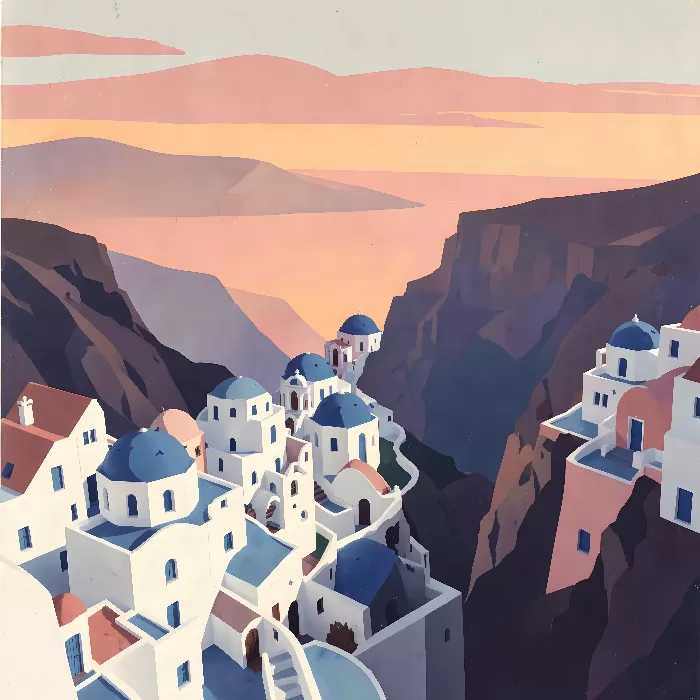 Santorini Dusk