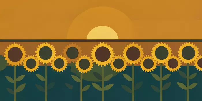 Retro Sunflowers