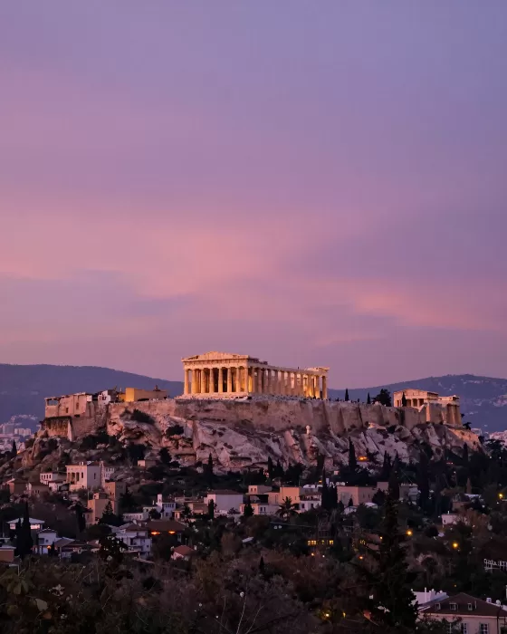 Parthenon Dusk