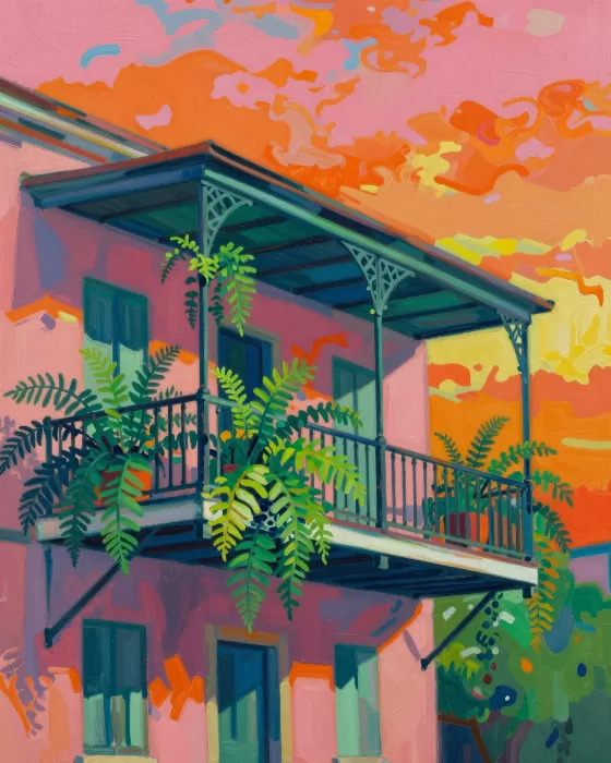Ferns Balcony
