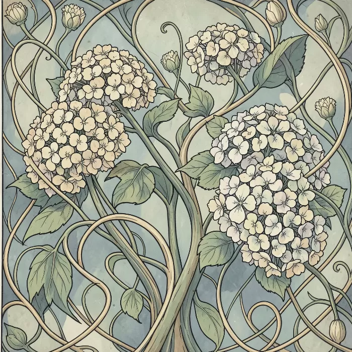 Sage Hydrangeas