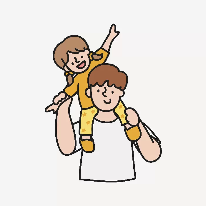 Father and daughter