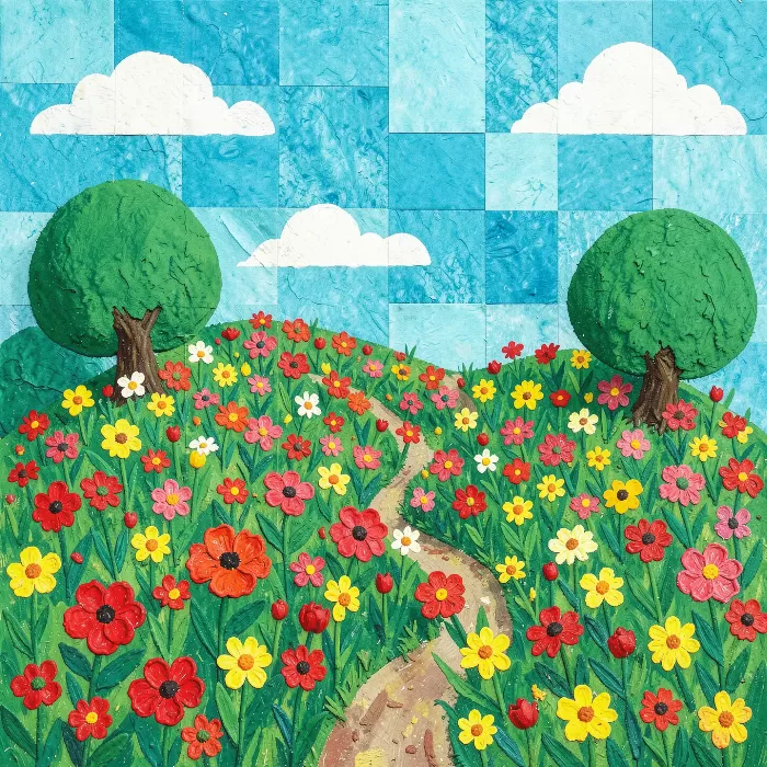 Wildflower Hillside